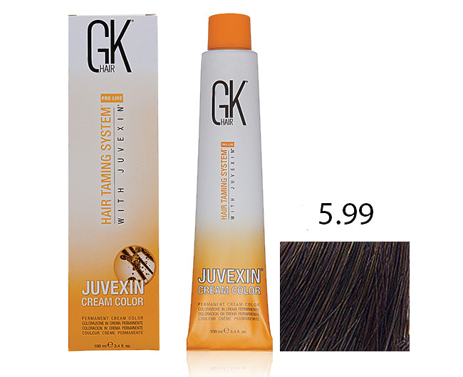 Крем-краска для волос с кератином JUVEXIN Шоколад 5.99