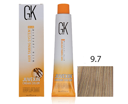 Крем-краска для волос с кератином JUVEXIN Песочный 9.7